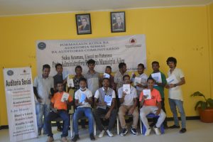 Formasaun Ba Grupu Auditores Komunitariu Iha Posto Administrativu Remexio Munispiu Aileu